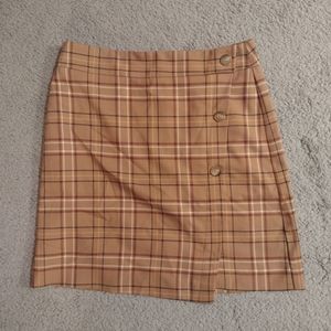 Loft outlet plaid mini skirt